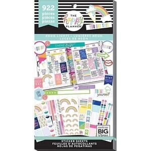 2280  Happy Planner  "Neon Lights"  Sticker Book